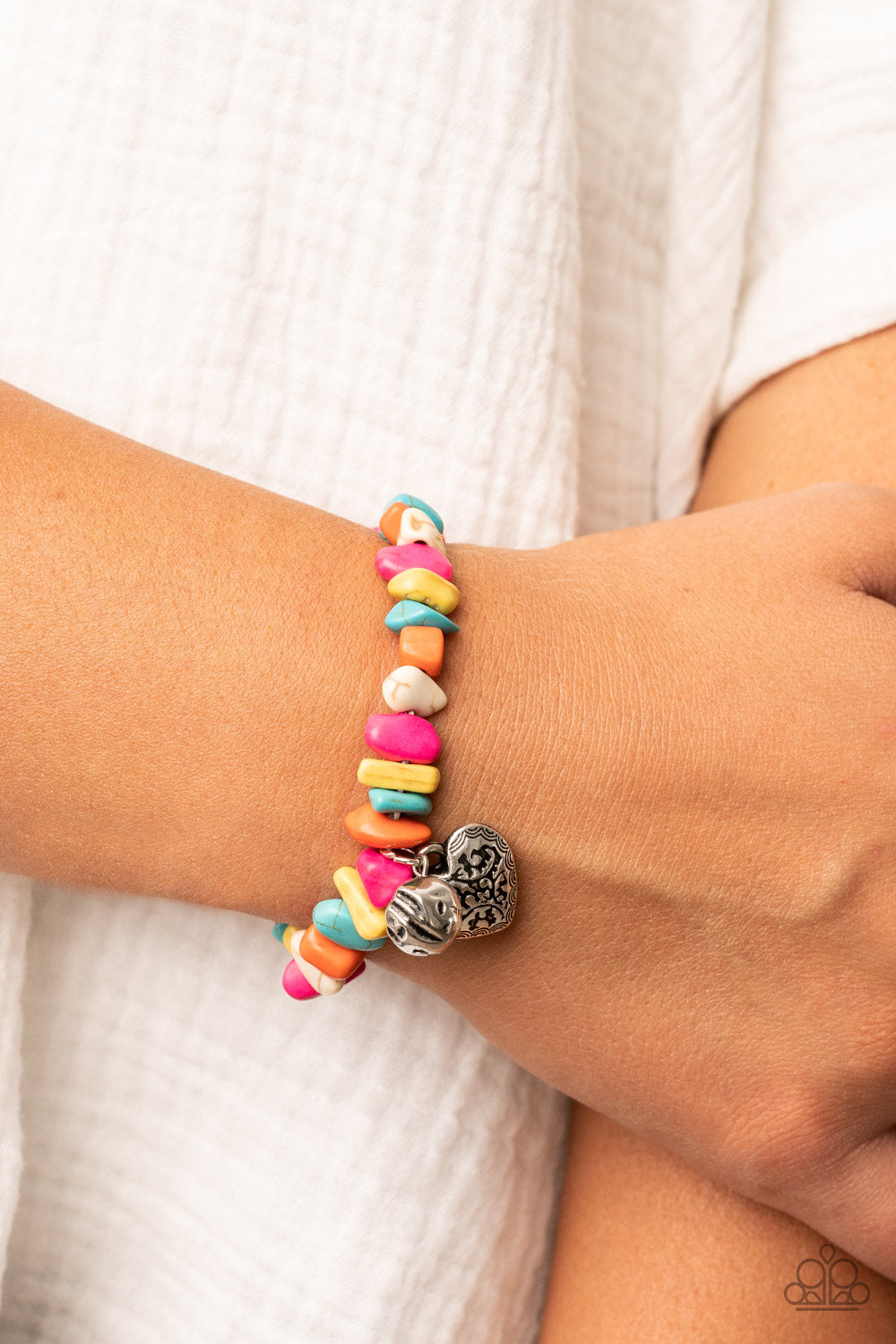 paparazzi Accessories - Love You to Pieces - Multi bracelet