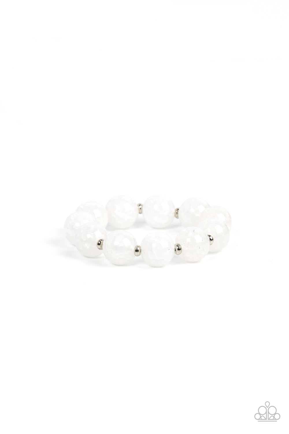 Paparazzi Accessories - Arctic Affluence - White bracelet