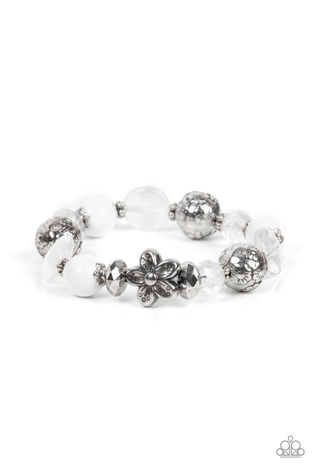 Paparazzi Accessories - Pretty Persuasion - White bracelet