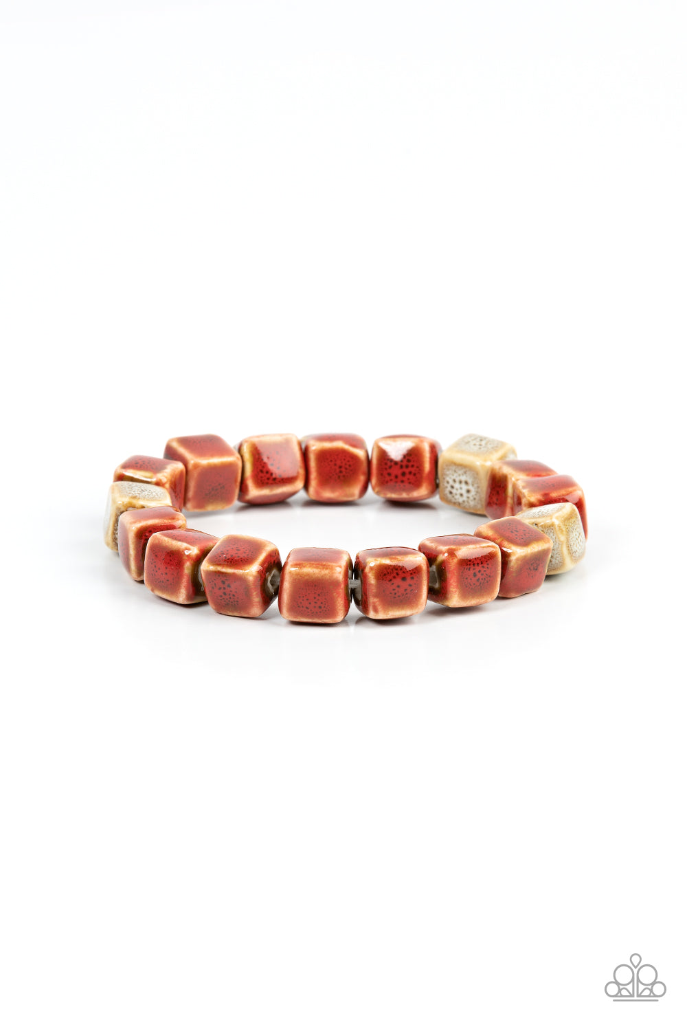 Paparazzi Accessories - Glaze Craze - Red bracelet