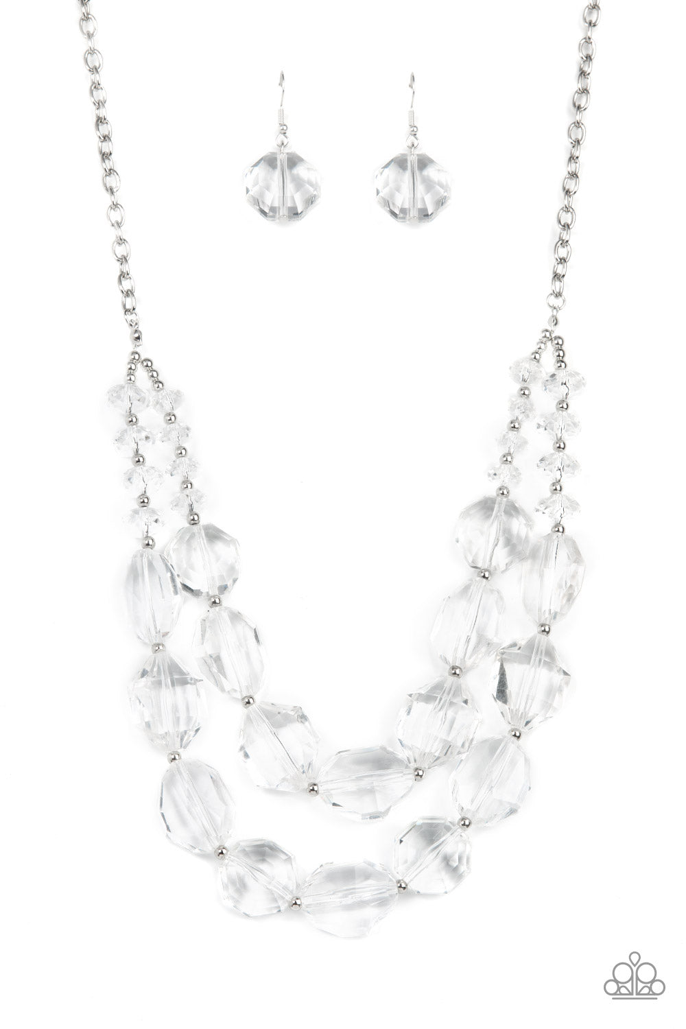 Paparazzi Accessories- Icy Illumination - White necklace