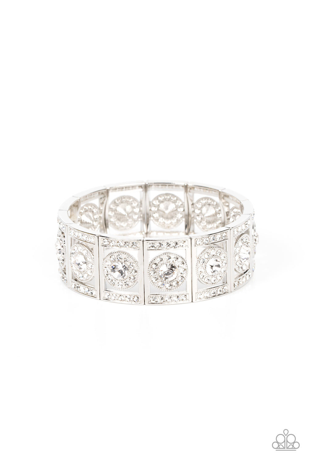 Paparazzi Accessories - Ultra Upscale - White bracelet