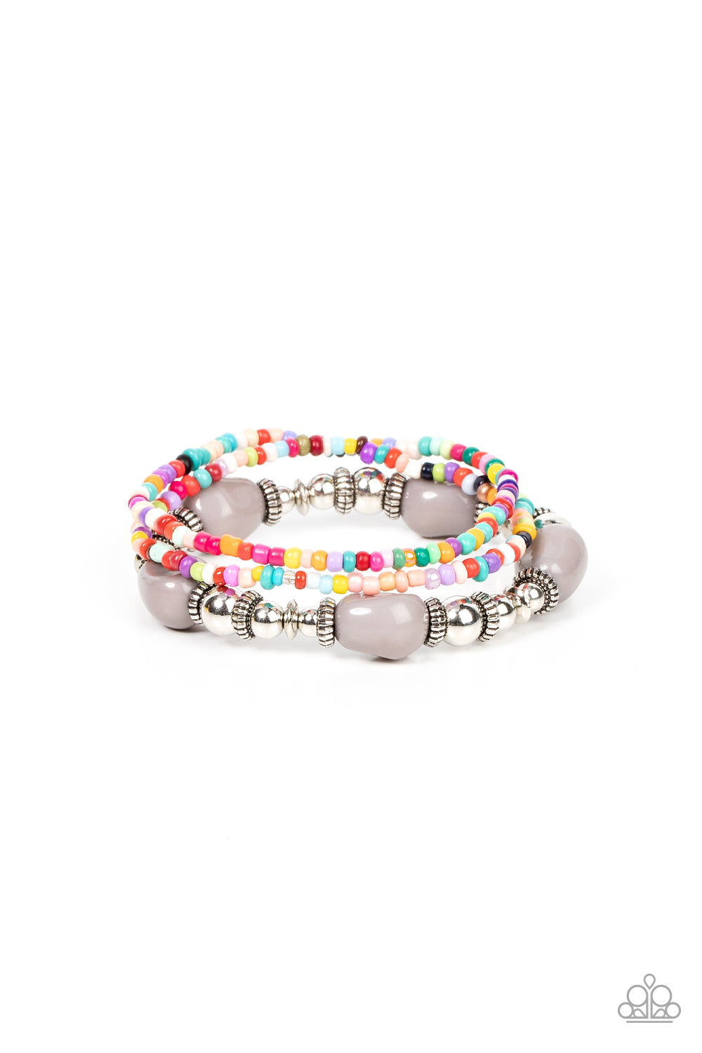 Paparazzi Accessories - Confidently Crafty - Silver bracelet