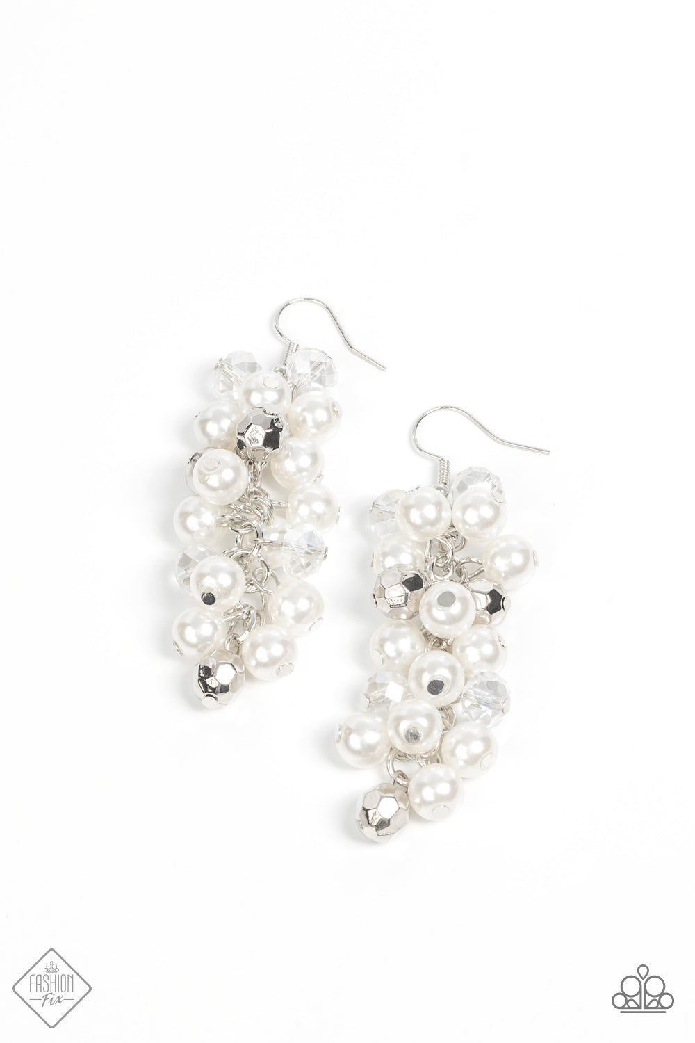 Paparazzi Accessories - Pursuing Perfection - White earrings