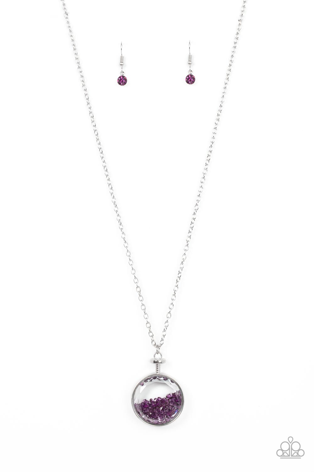 Paparazzi Accessories - Twinkly Treasury - Purple necklace