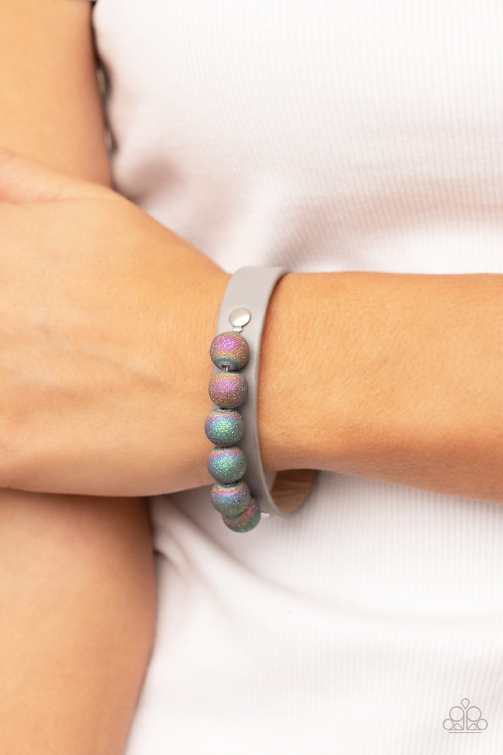 Paparazzi Accessories - Saturn Safari - Silver bracelet