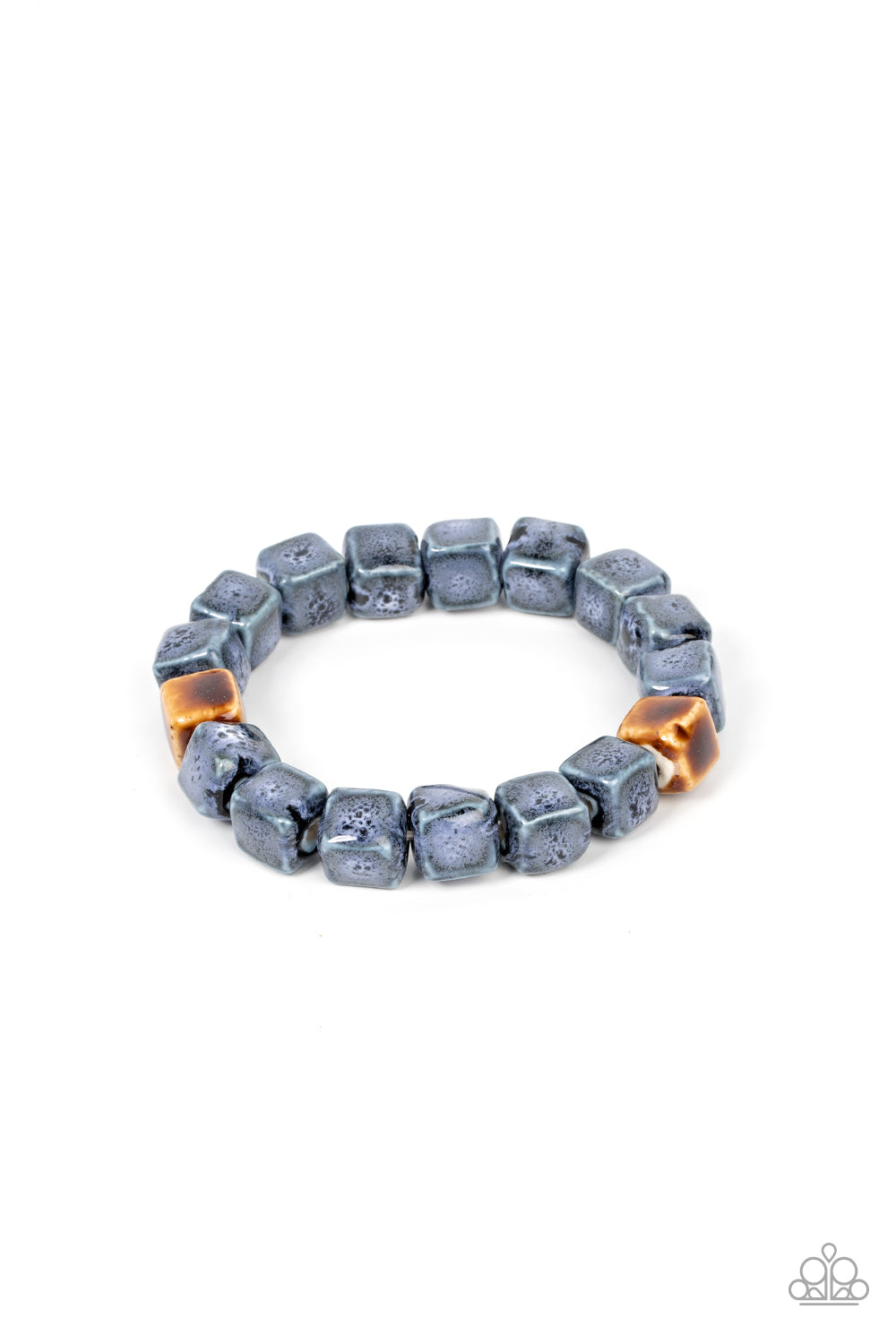 Paparazzi Accessories - Glaze Craze - Blue bracelet