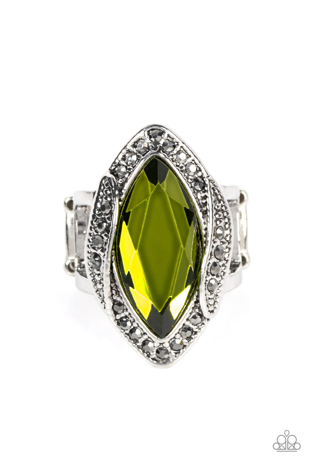 Paparazzi Accessories - Let Me Take a REIGN Check - Green ring