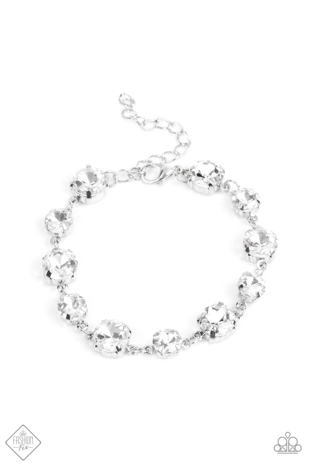Paparazzi Accessories - Bippity Boppity BLING - White bracelet