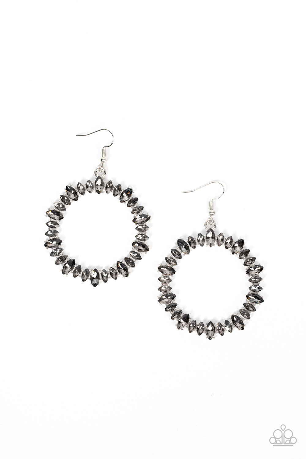 Paparazzi Accessories - Glowing Reviews - Silver earrings