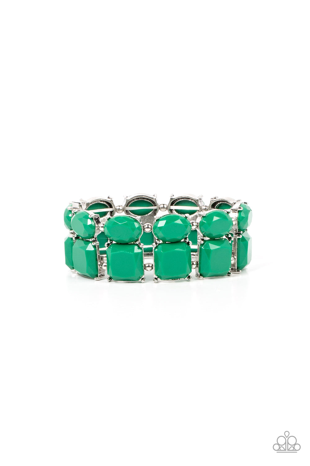 Paparazzi Accessories - Dont Forget Your Toga - Green bracelet