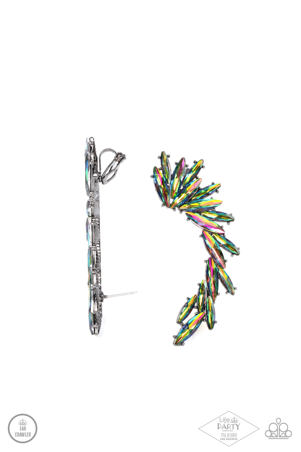 Paparazzi Accessories - Because ICE Said So - Multi earrings