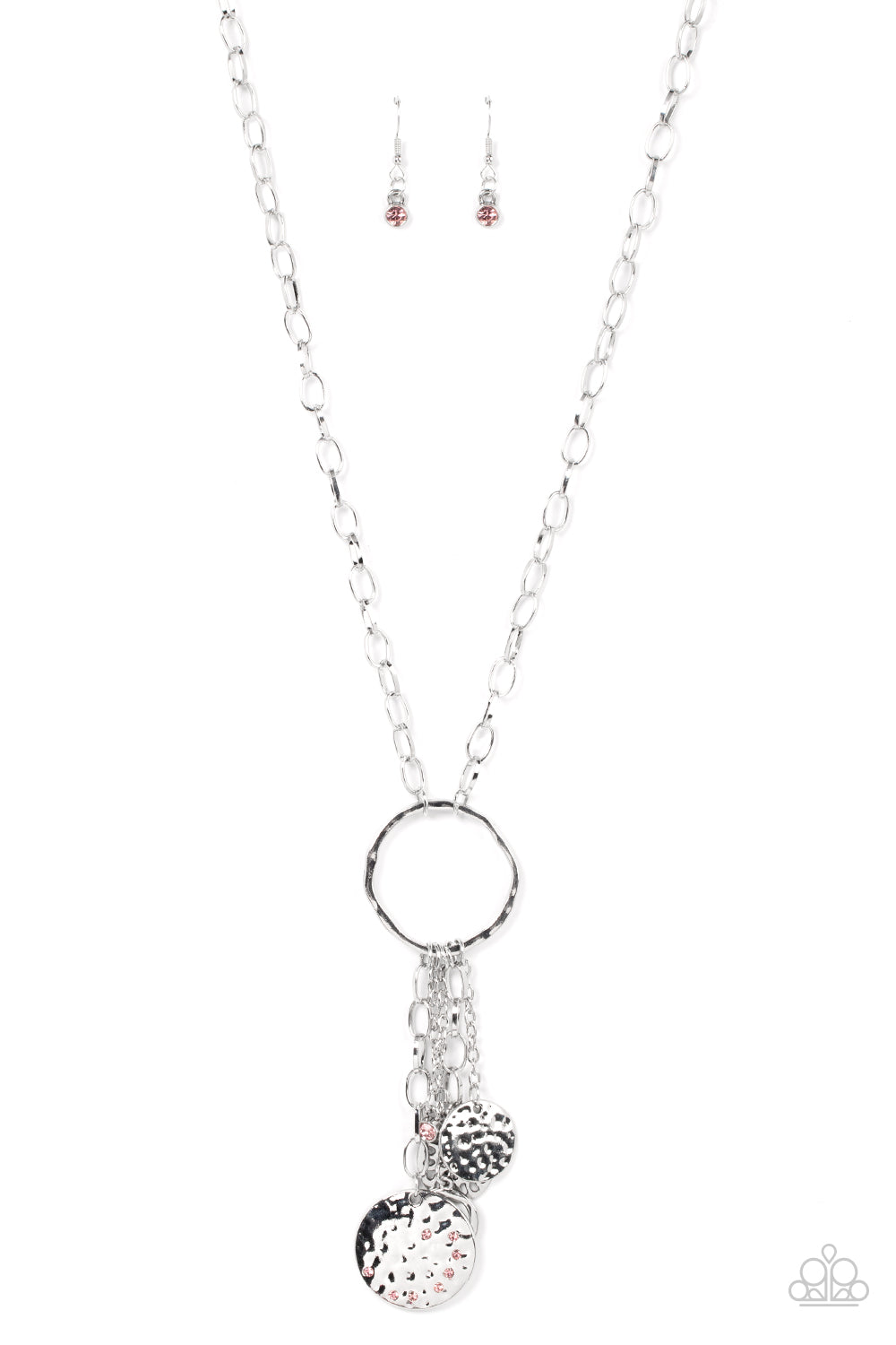 Paparazzi Accessories - Trinket Twinkle - Pink necklace
