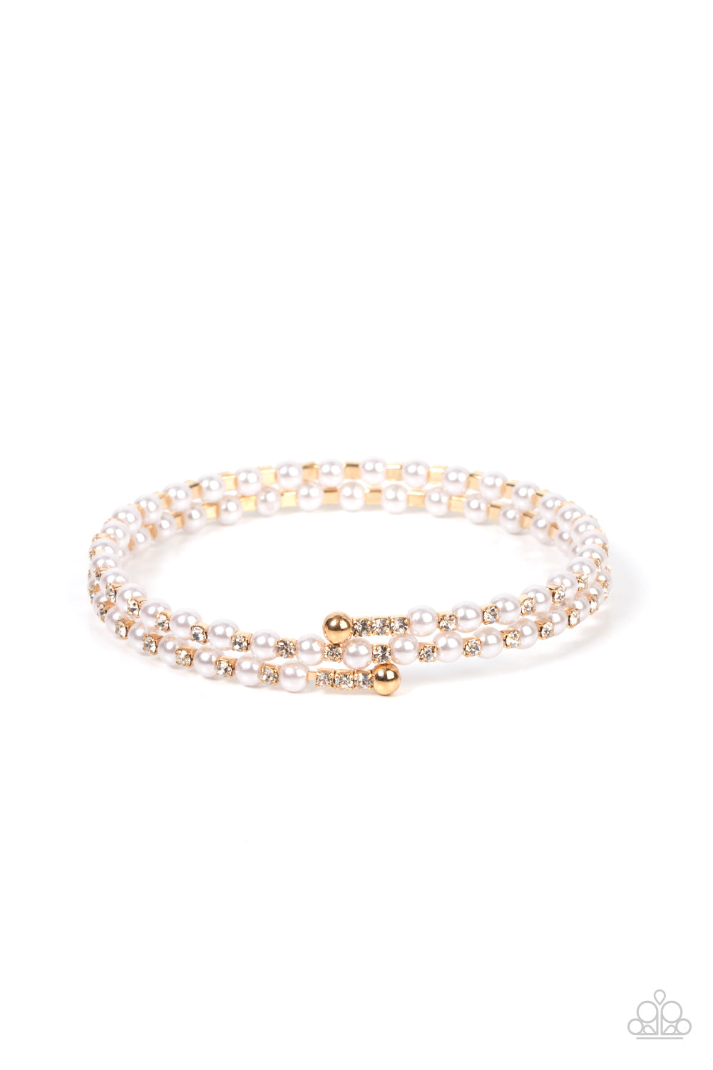 Paparazzi Accessories - Regal Wraparound - Gold bracelet