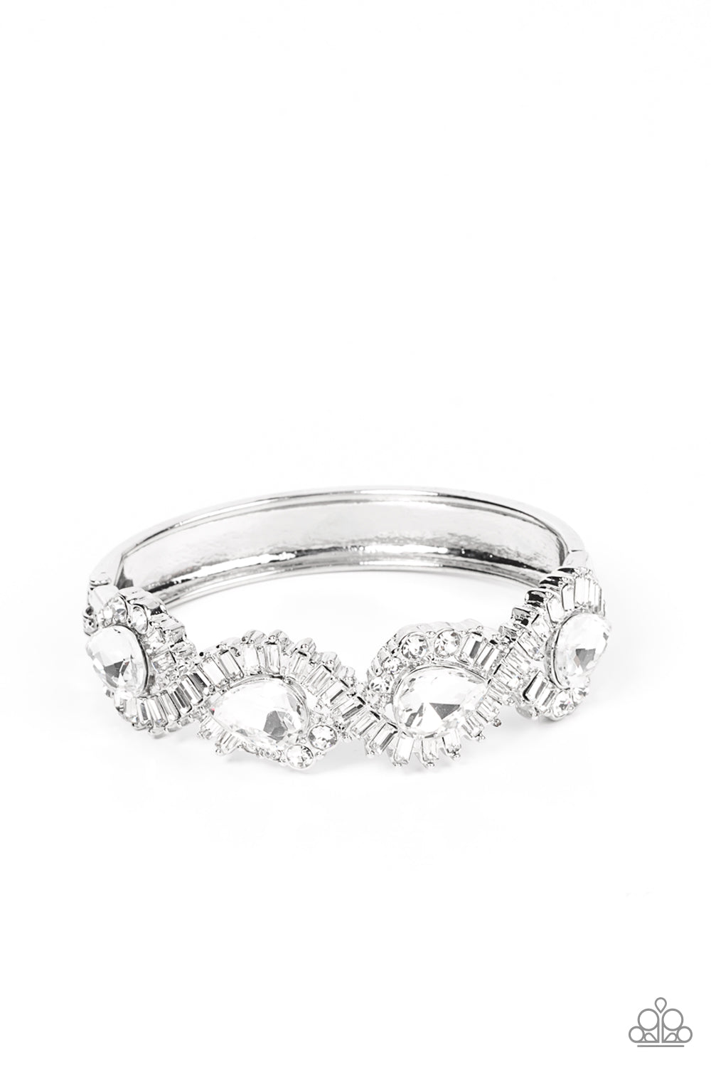 Paparazzi Accessories - For the Win - White bracelet