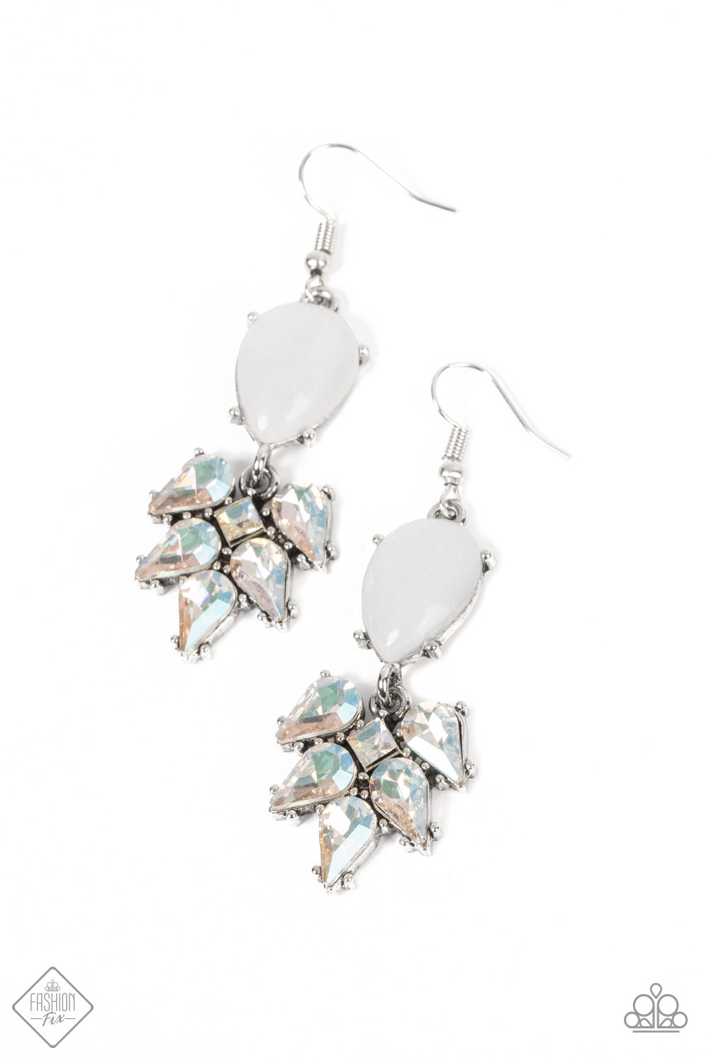 Paparazzi Accessories - Ethereal Effervescence - White earrings