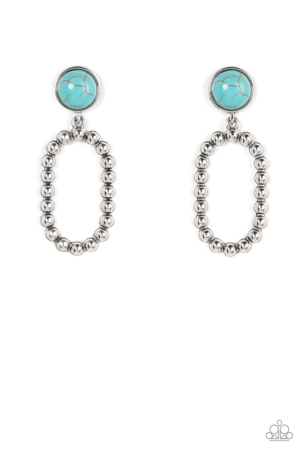 Paparazzi Accessories - Riverbed Refuge - Blue earrings