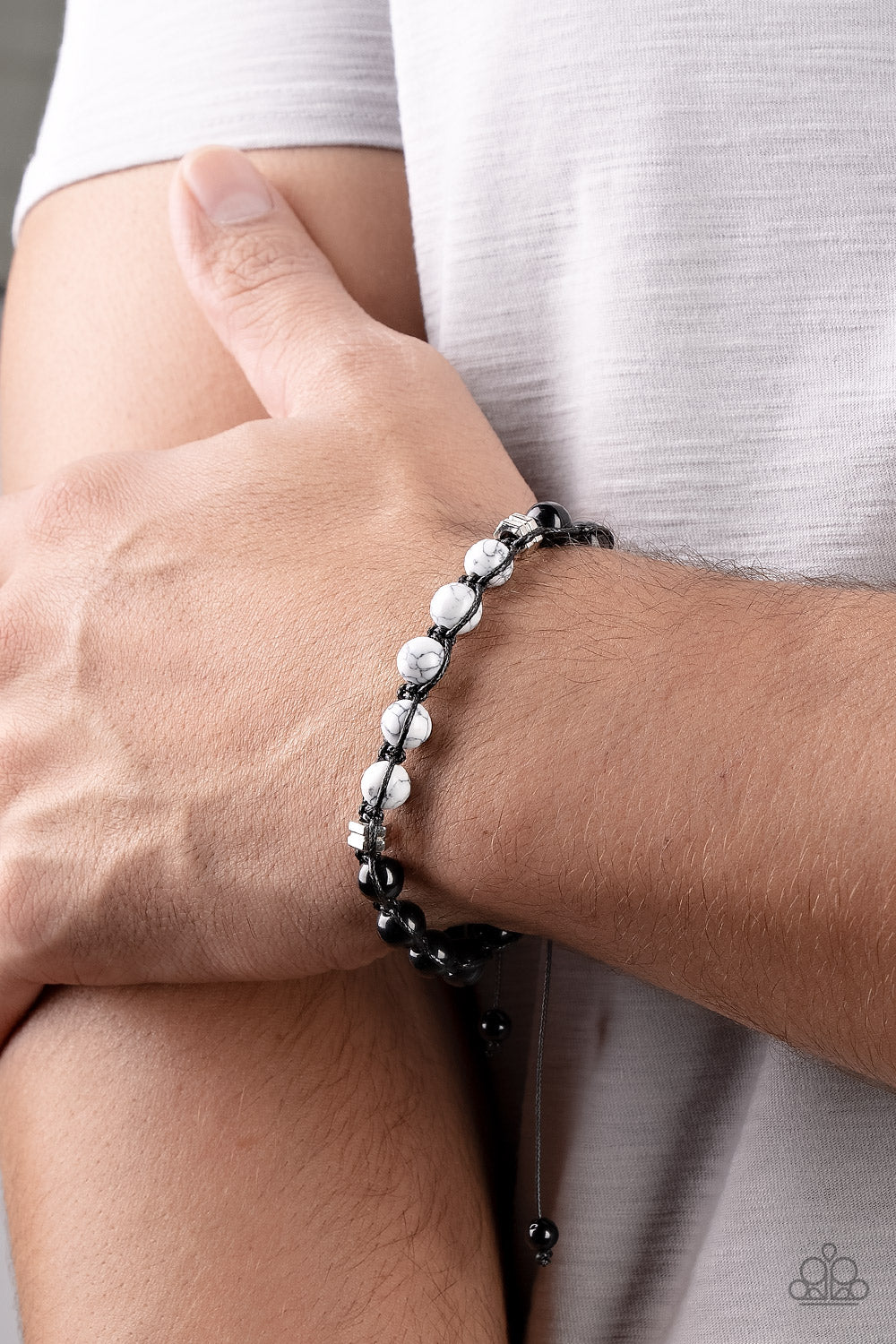 Paparazzi Accessories -Vista Vision - White bracelet