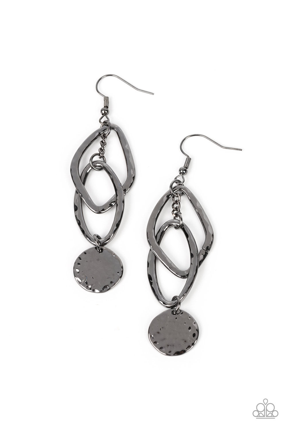 Paparazzi Accessories - Nothing but CHIME - Black earrings