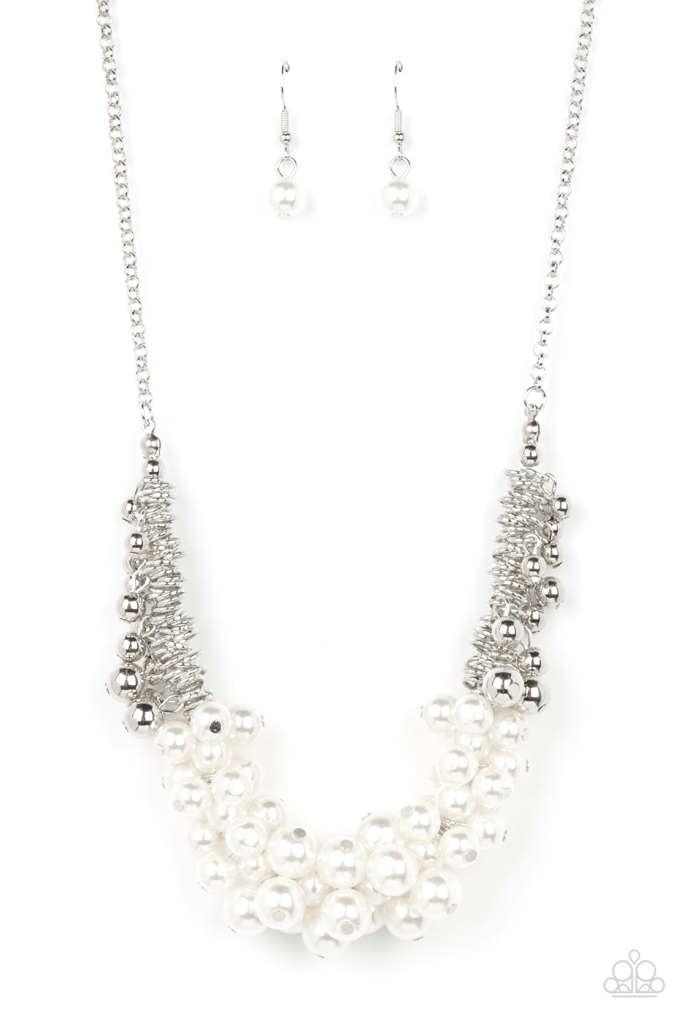 Paparazzi Accessories Bonus Points - White necklace