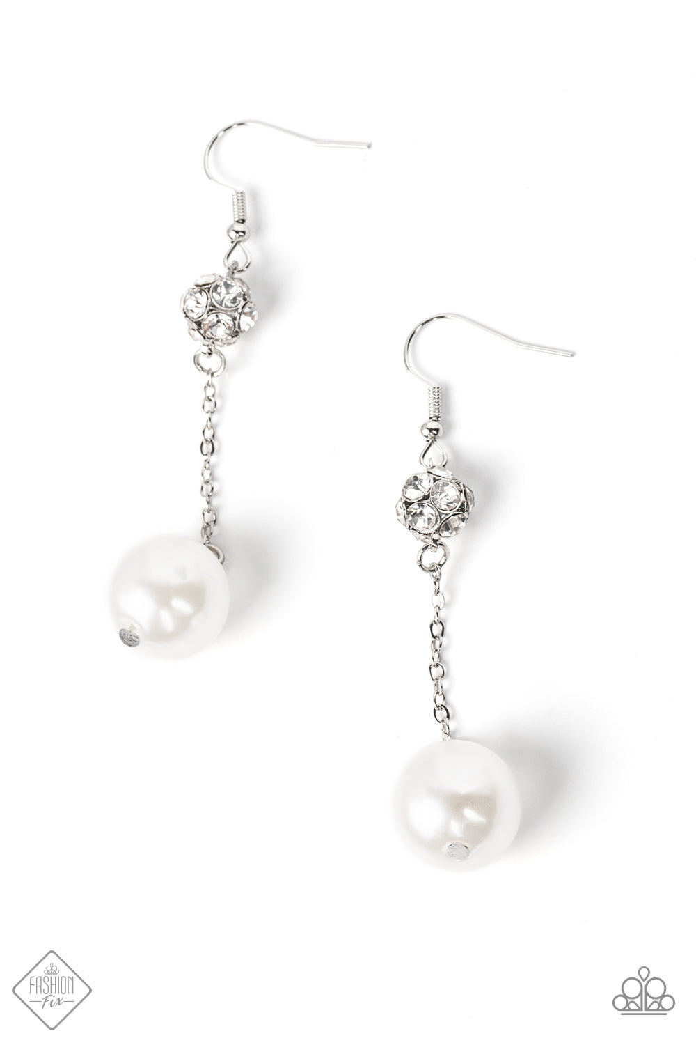 Paparazzi Accessories - Nautical Nostalgia - White earrings
