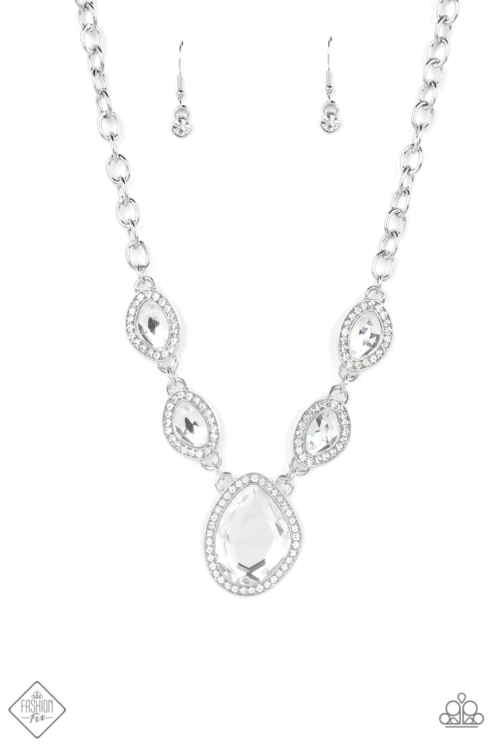 Paparazzi Accessories - The Upper Echelon - White necklace