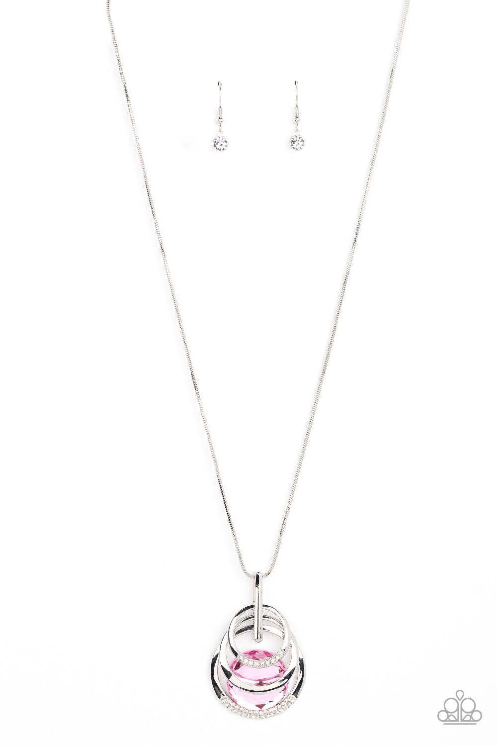 Paparazzi Accessories - Spun Sparkle - Pink necklace