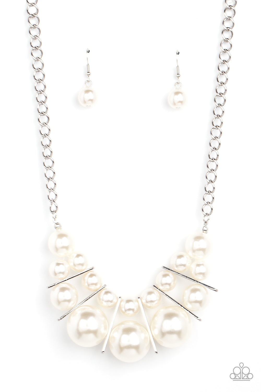 Paparazzi Accessories - Challenge Accepted - White necklace