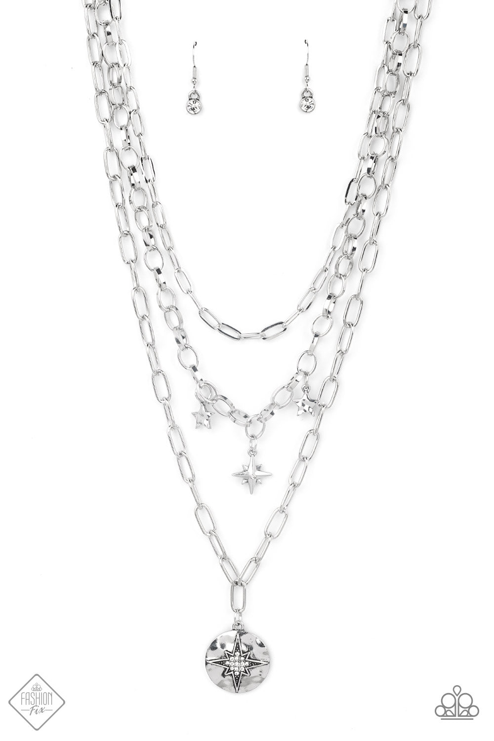 Paparazzi Accessories - Under the Northern Lights - White necklace