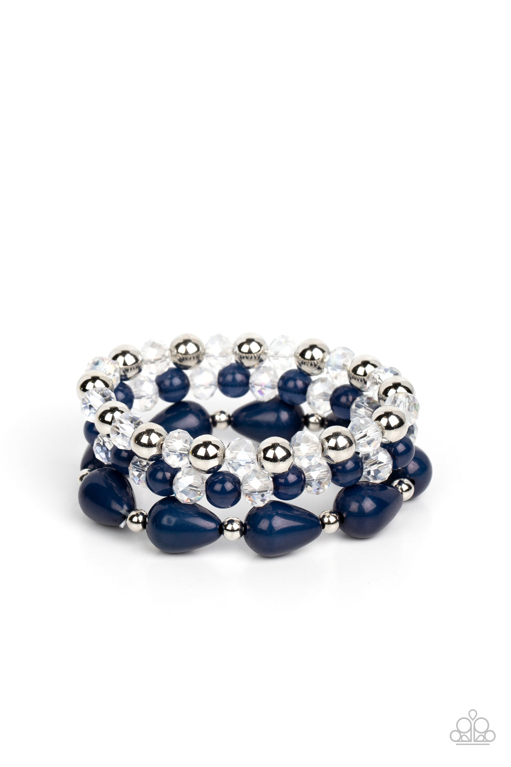 Paparazzi Accessories - Beachside Brunch - Blue bracelet