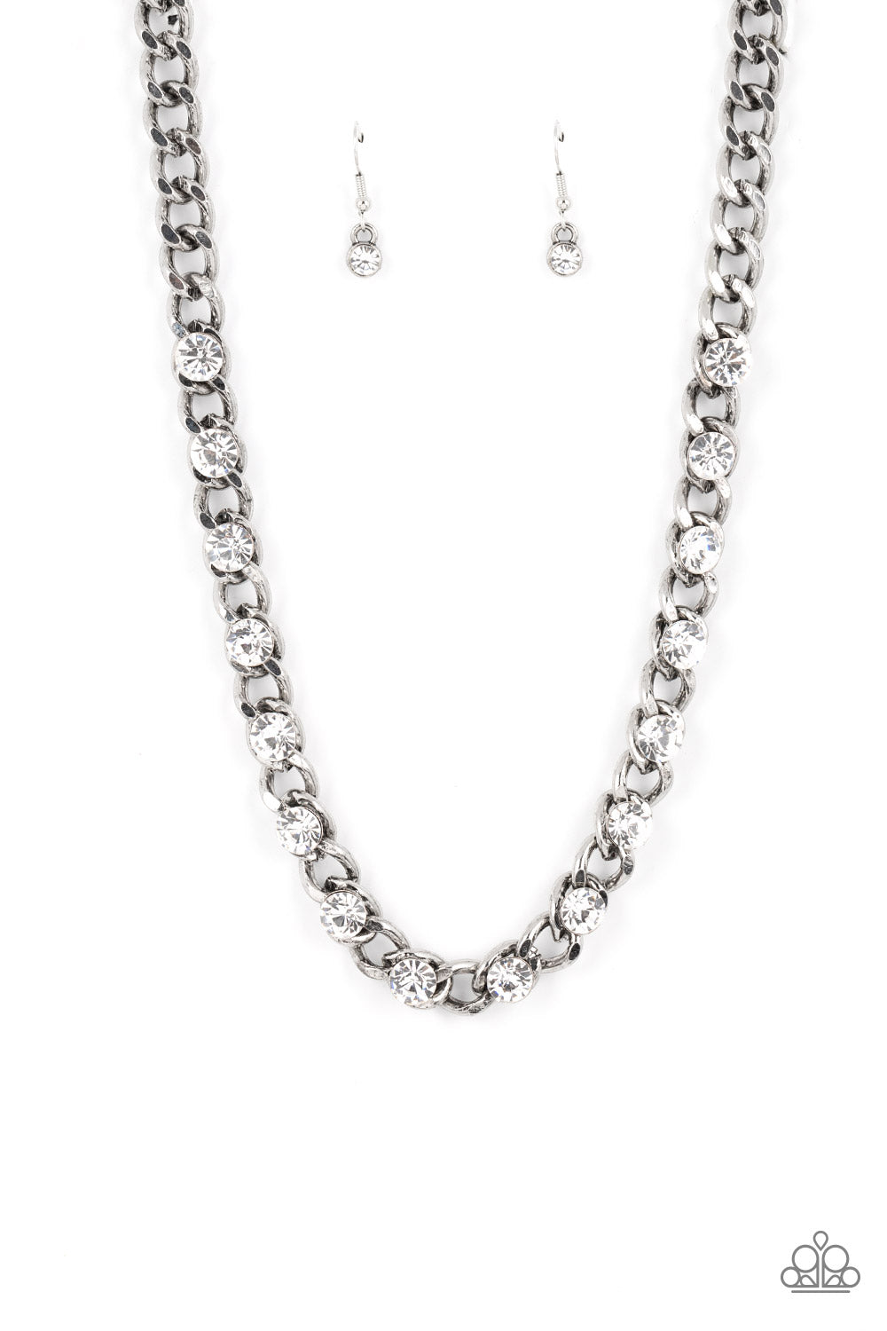 Paparazzi Accessories - Major Moxie - White necklace