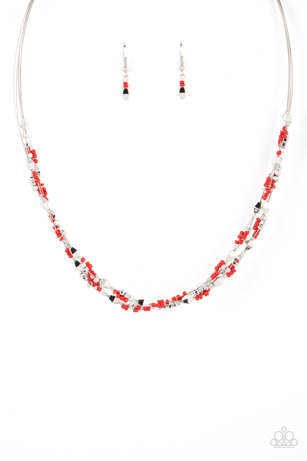 Paparazzi Accessories - Explore Every Angle - Red necklace