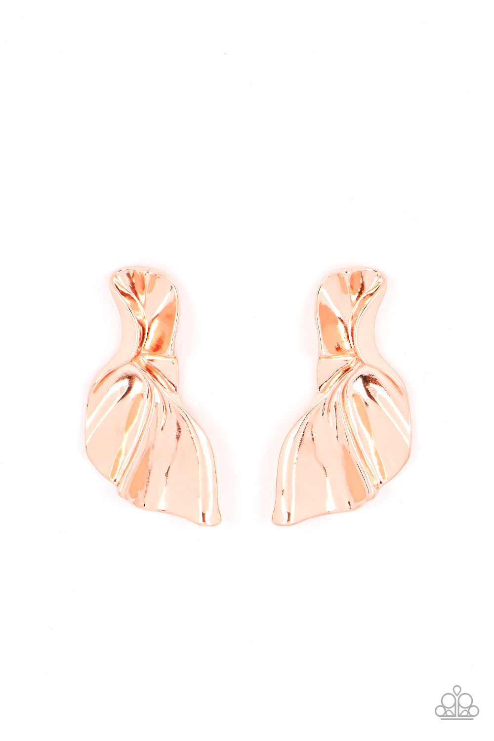 Paparazzi Accessories - METAL-Physical Mood - Copper earrings