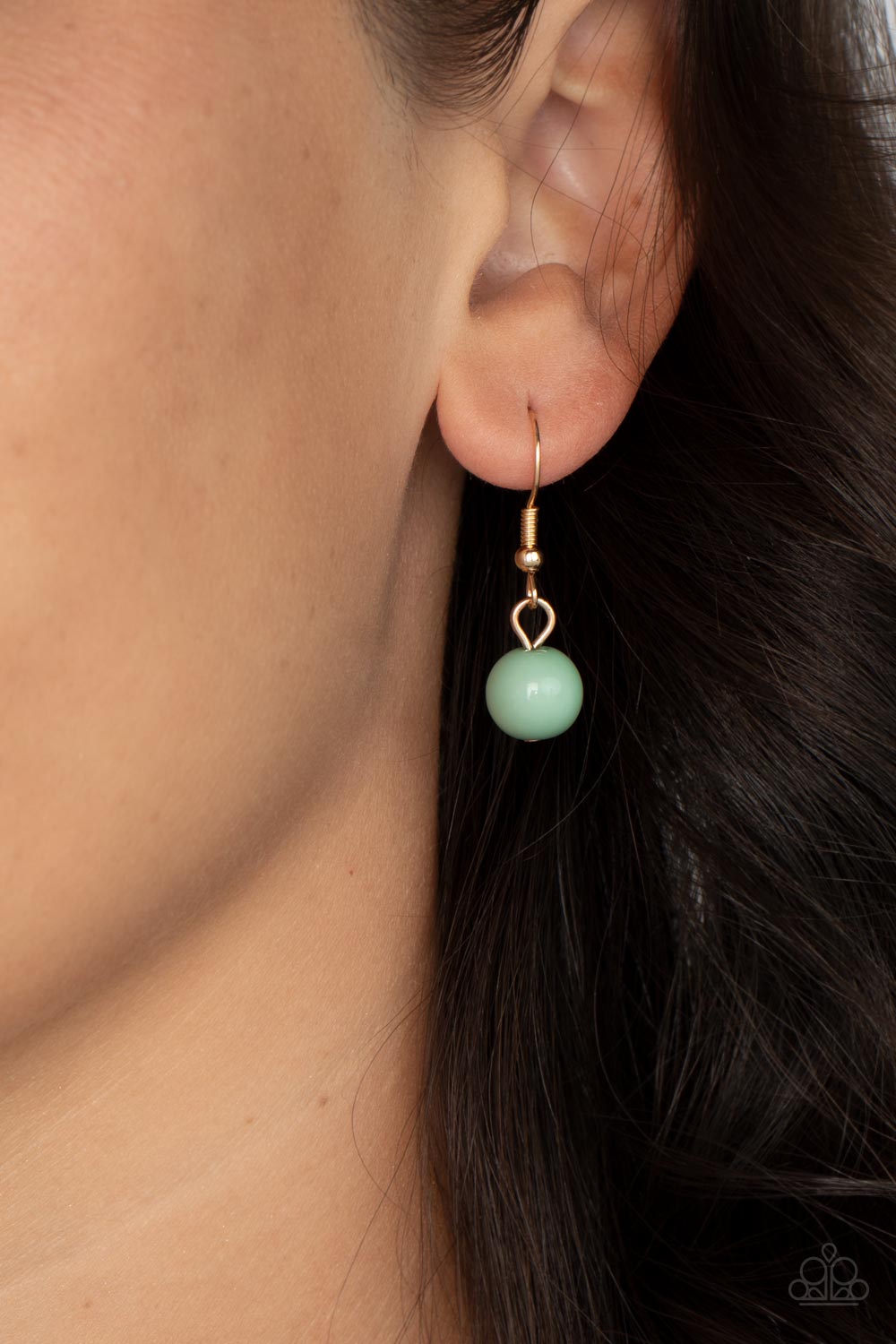 Paparazzi Accessories - Private Paradise - Green necklace