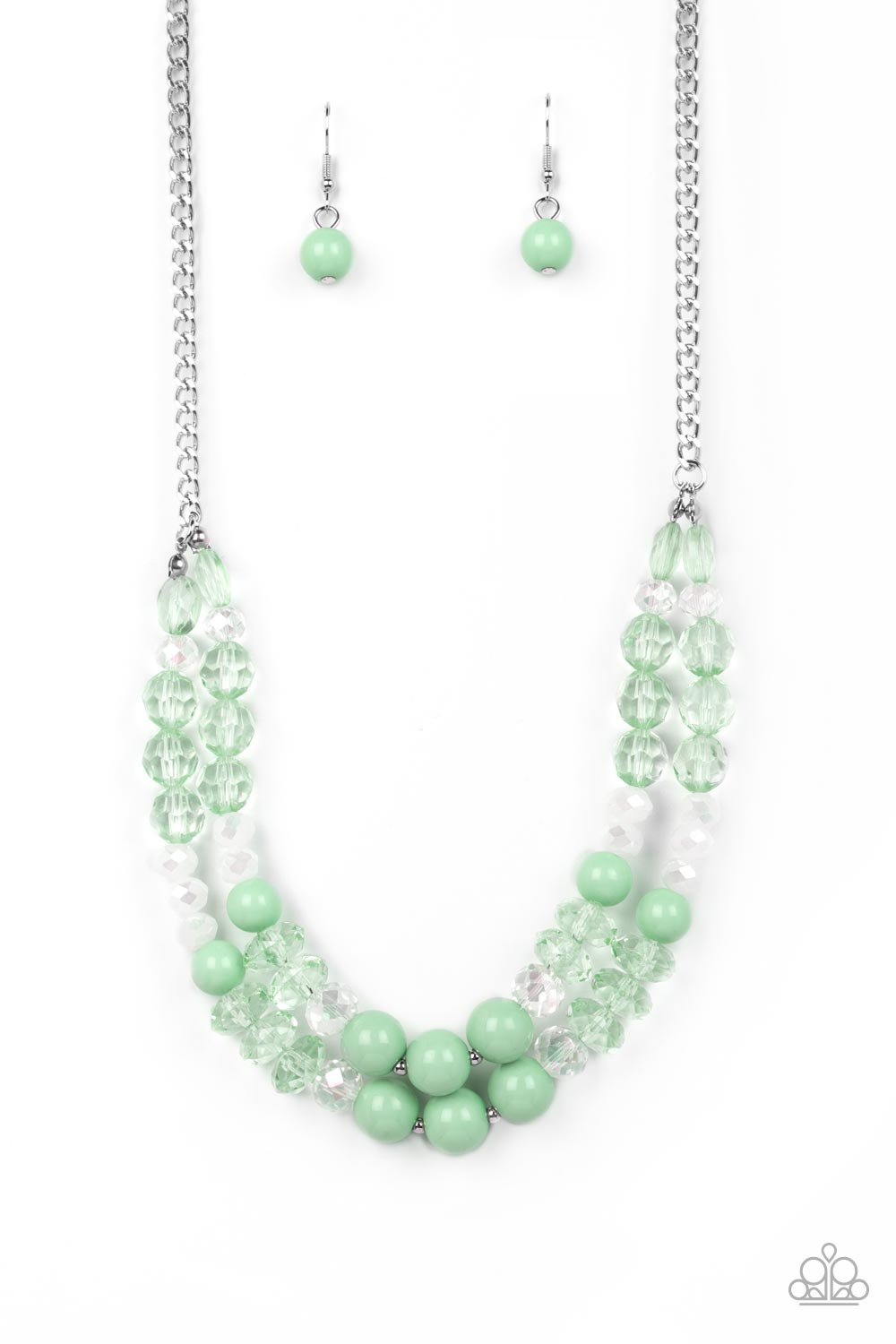 Paparazzi Accessories - Vera-CRUZIN - Green necklace