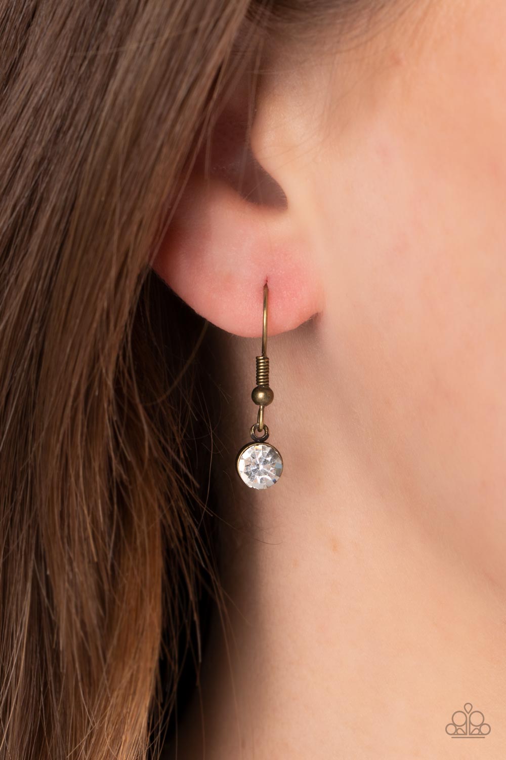 Paparazzi Accessories - Surrealist Sparkle - Brass necklace