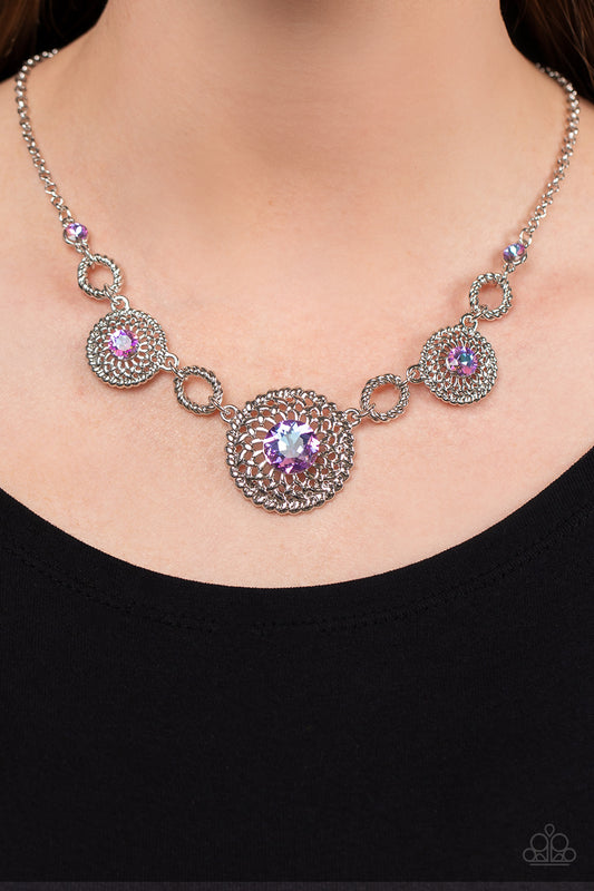 Paparazzi Accessories -Cosmic Cosmos - Purple necklace