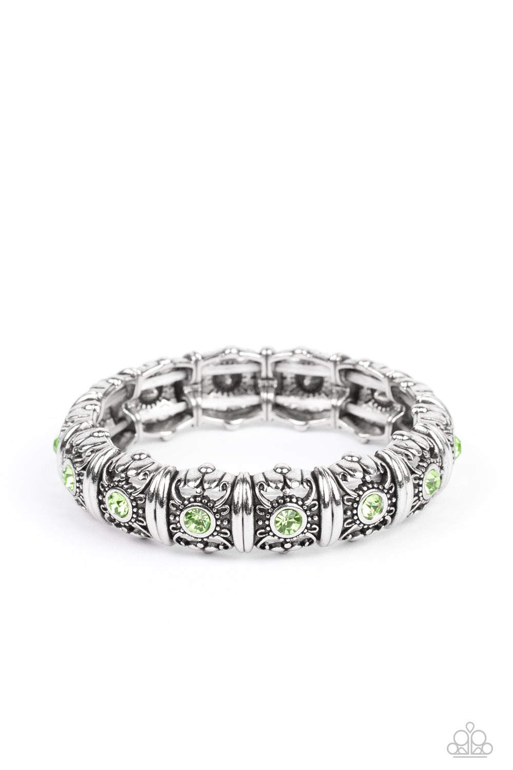 Paparazzi Accessories - Ageless Glow - Green bracelet