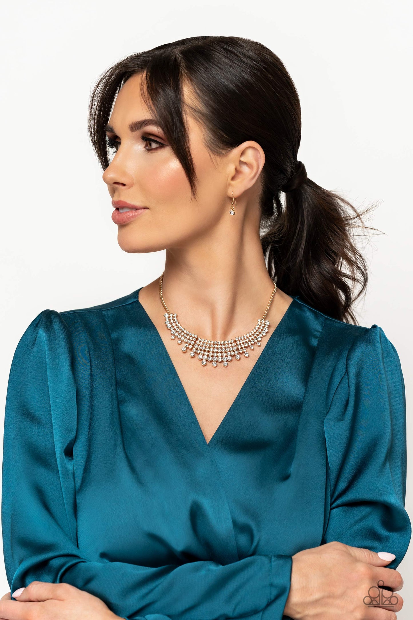 Paparazzi Accessories Shimmering Song - Gold necklace
