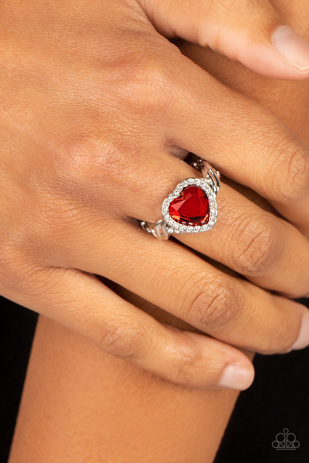 Paparazzi Accessories - Committed to Cupid - Red ring
