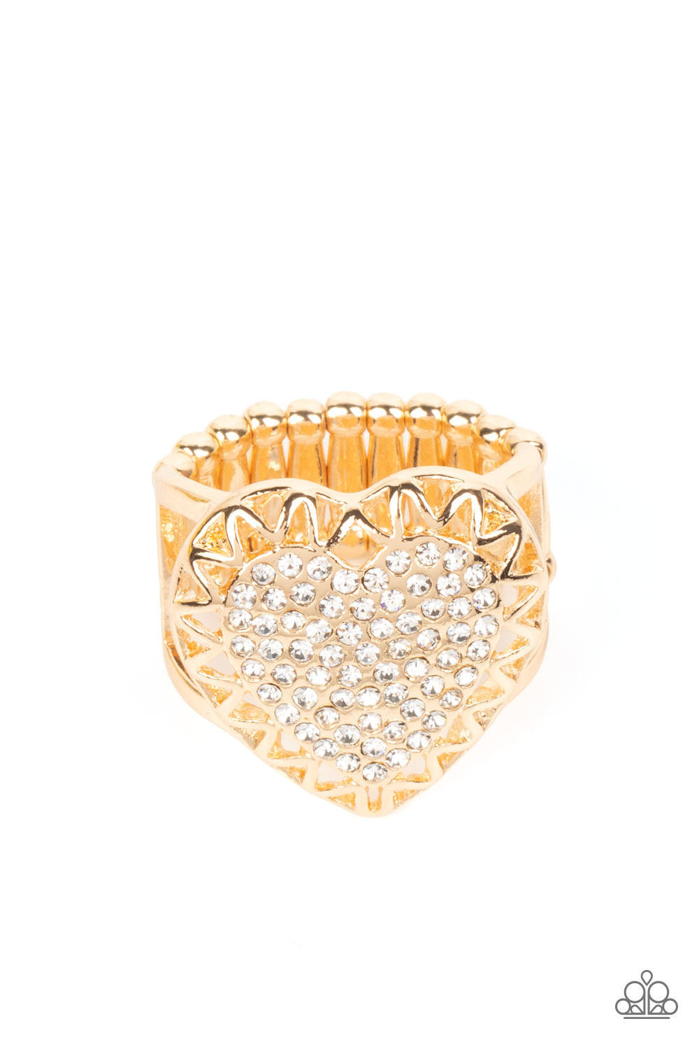 Paparazzi Accessories - Romantic Escape - Gold ring