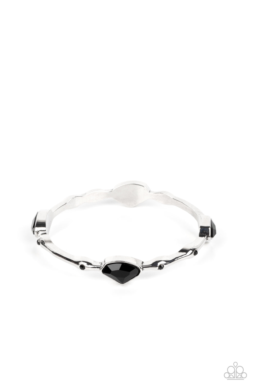 Paparazzi Accessories - Chiseled Craze - Black bracelet