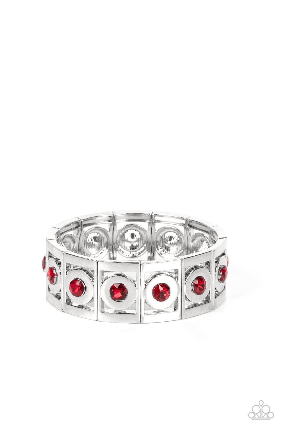 Paparazzi Accessories - Stretch of Drama - Red bracelet