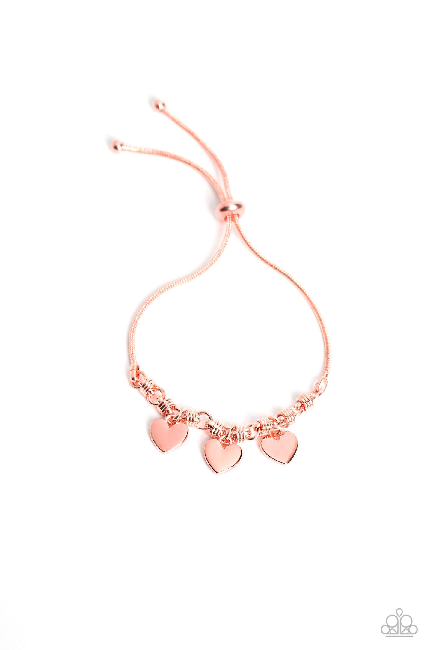 Paparazzi Accessories - Romance Tale - Copper bracelet