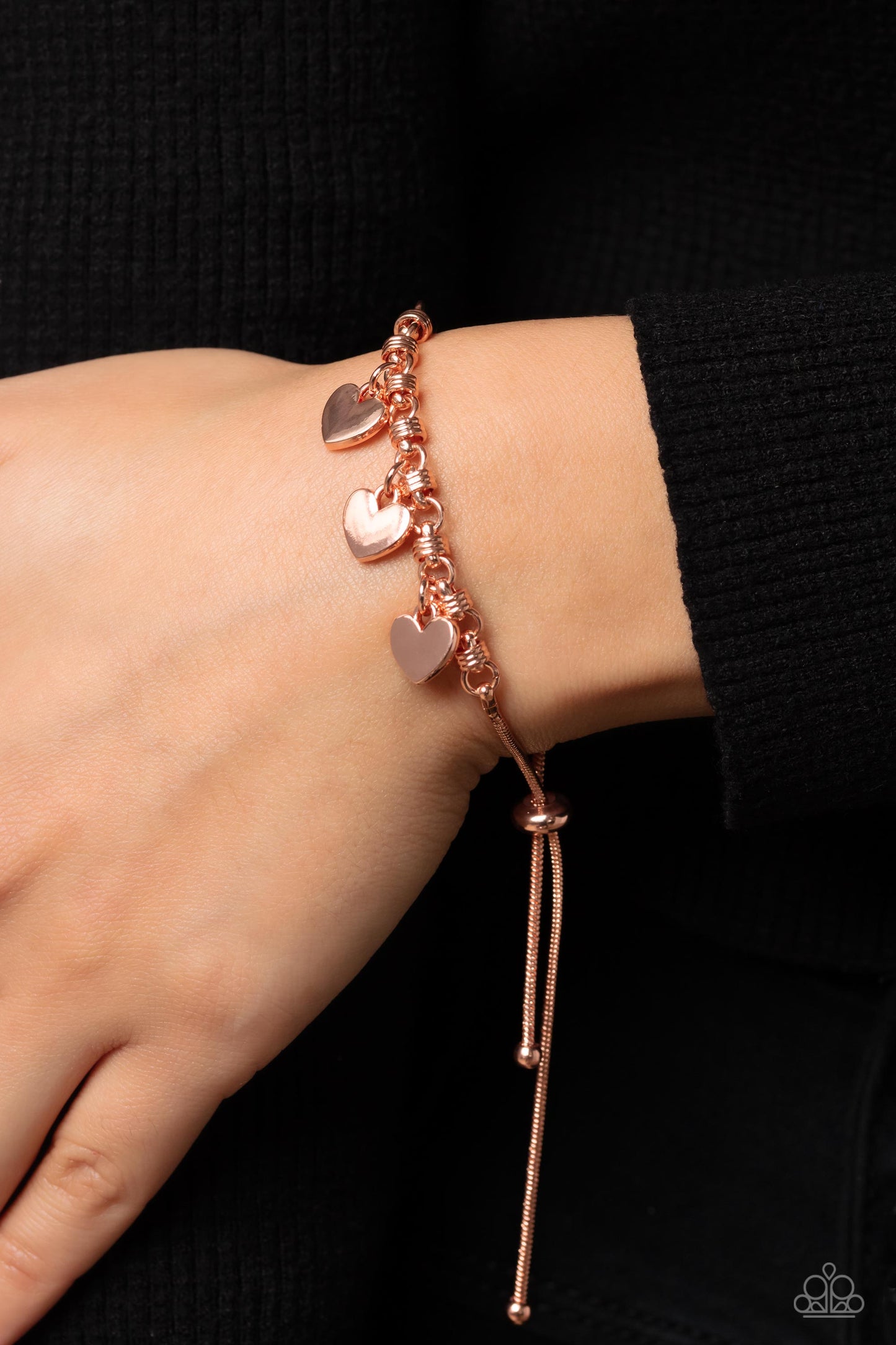 Paparazzi Accessories - Romance Tale - Copper bracelet