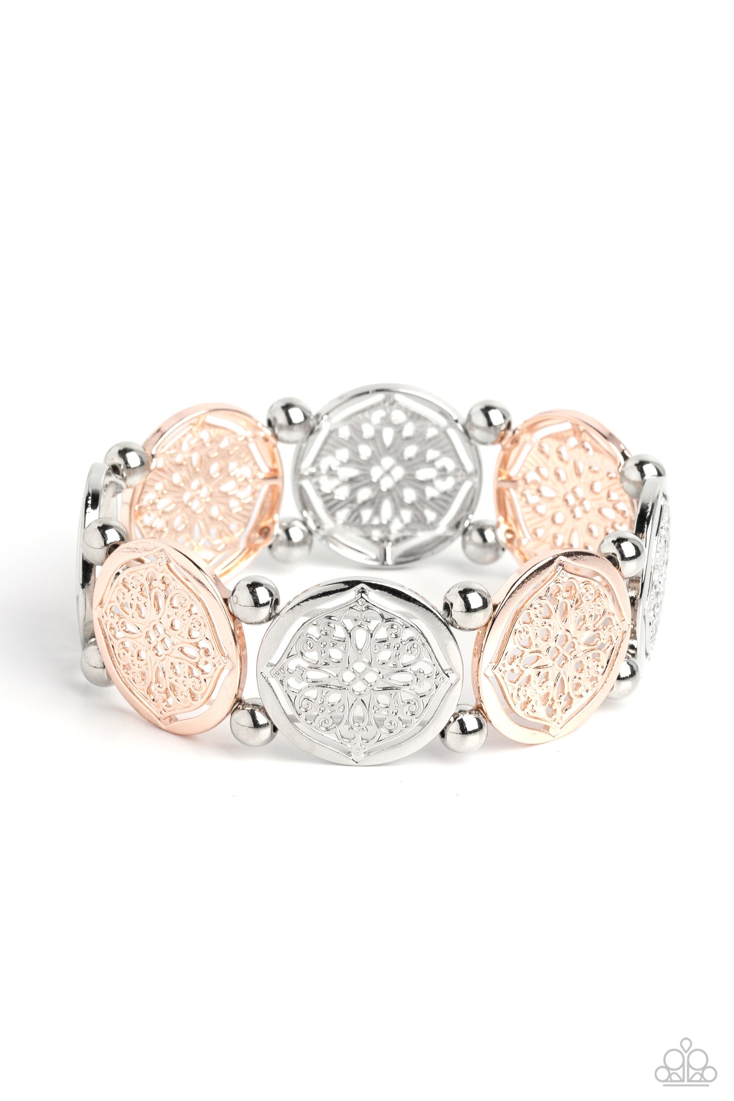 Paparazzi Accessories - Filigree Fanfare - Multi bracelet