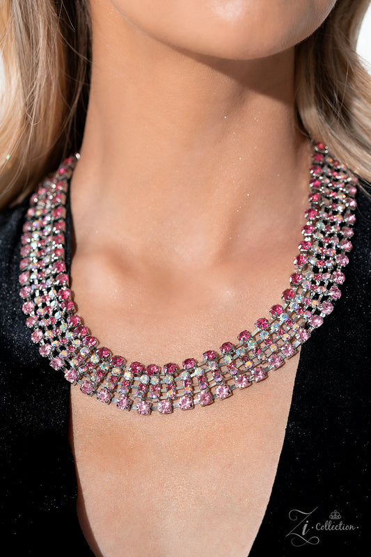 Paparazzi Accessories Flirtatious - Pink necklace