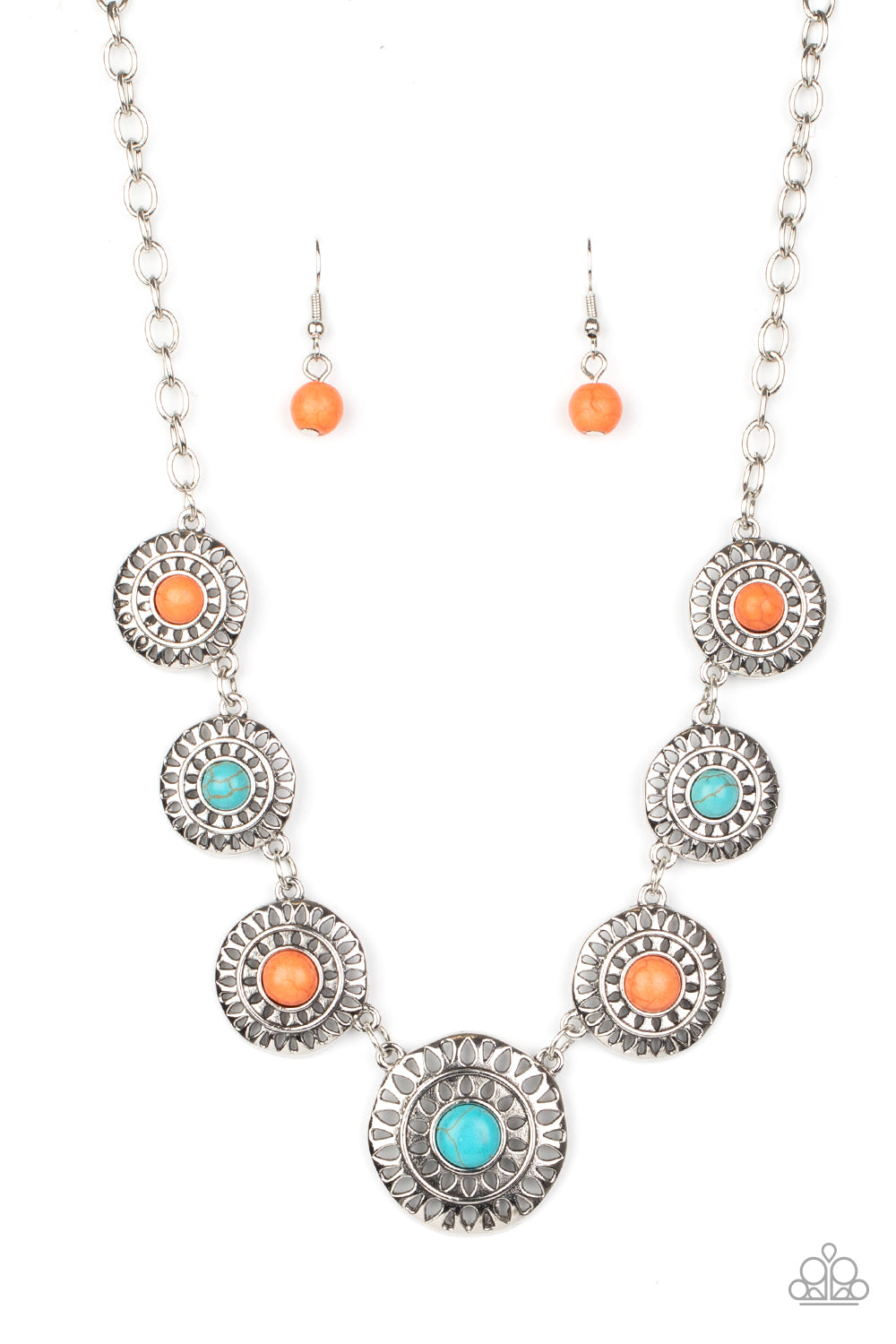 Paparazzi Accessories - Sahara Solar Power - Multi necklace