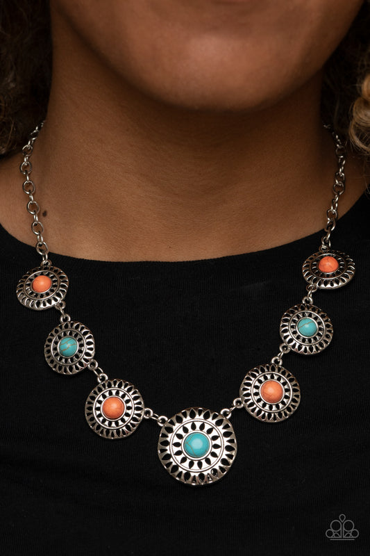 Paparazzi Accessories - Sahara Solar Power - Multi necklace