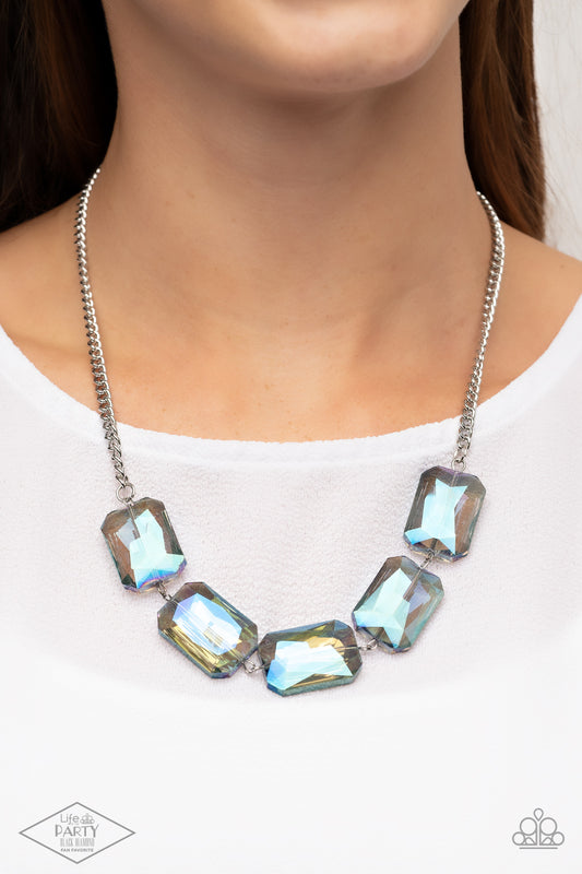 Paparazzi Accessories - Heard It On The HEIR-Waves - Blue necklace